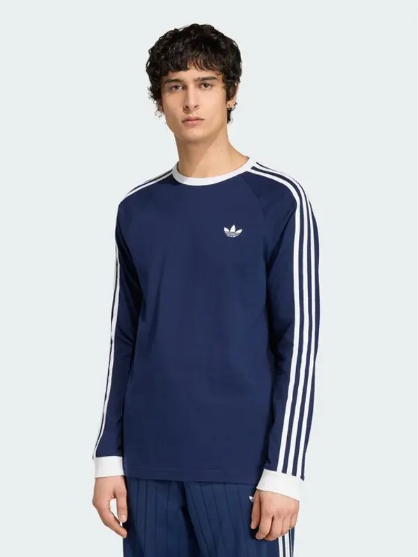 Adidas adidas Majica dugih rukava KT5066 Tamnoplava Regular Fit