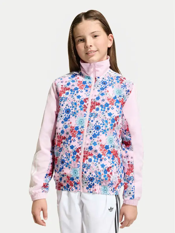 Adidas adidas Majica dugih rukava Liberty London KD1759 Ružičasta Regular Fit