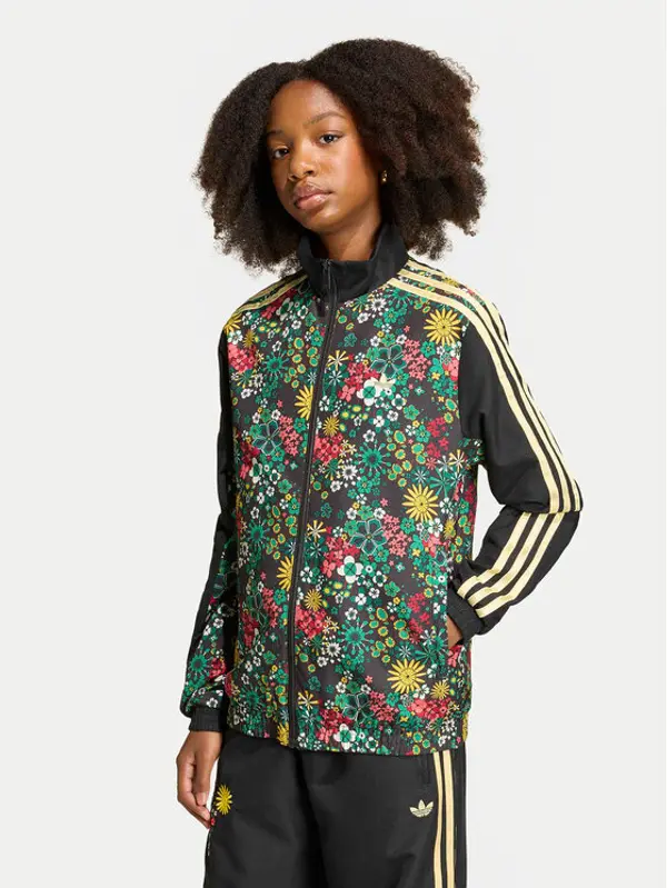Adidas adidas Majica dugih rukava Liberty London KD5938 Crna Regular Fit