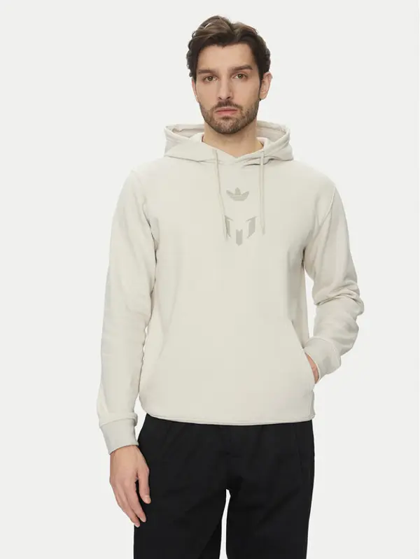Adidas adidas Majica dugih rukava Messi JC9474 Bež Regular Fit