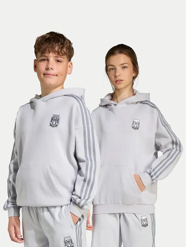 Adidas adidas Majica dugih rukava Minecraft JW7725 Siva Loose Fit