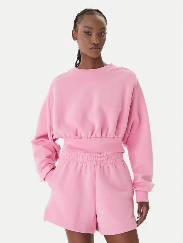 Adidas adidas Majica dugih rukava Soft Lux KA7016 Ružičasta Loose Fit