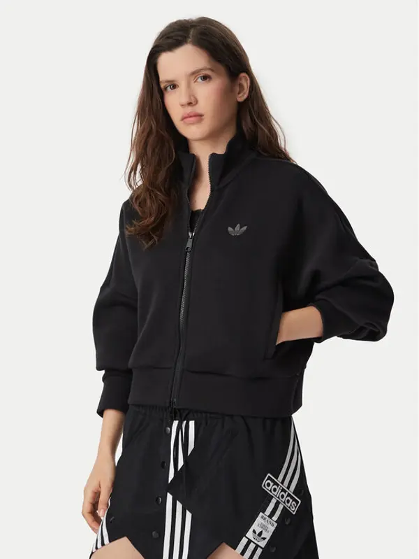 Adidas adidas Majica dugih rukava Spacer KR9149 Crna Loose Fit