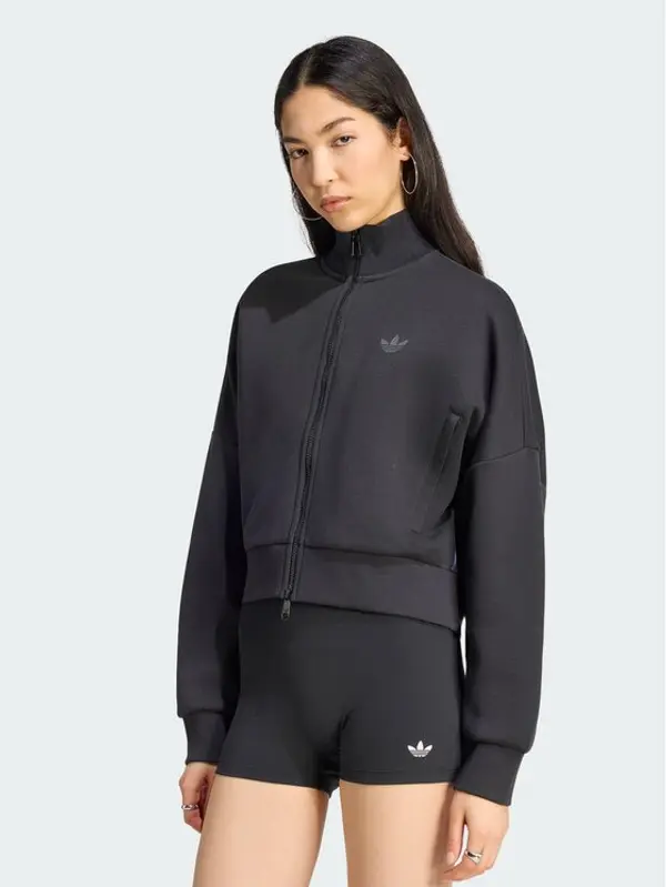 Adidas adidas Majica dugih rukava Spacer KR9149 Crna Loose Fit