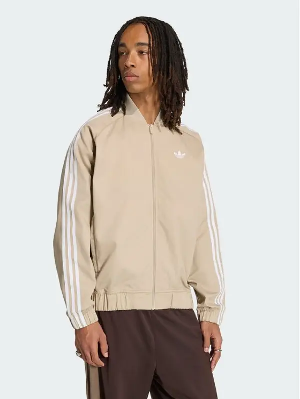 Adidas adidas Majica dugih rukava Sst Adicolor Classics Cotton Twill KR1369 Bež Regular Fit