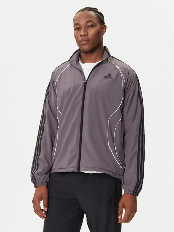 Adidas adidas Majica dugih rukava Teamgeist adicolor JW5865 Siva Loose Fit
