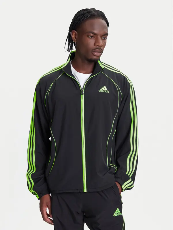 Adidas adidas Majica dugih rukava Teamgeist adicolor JW5866 Crna Loose Fit