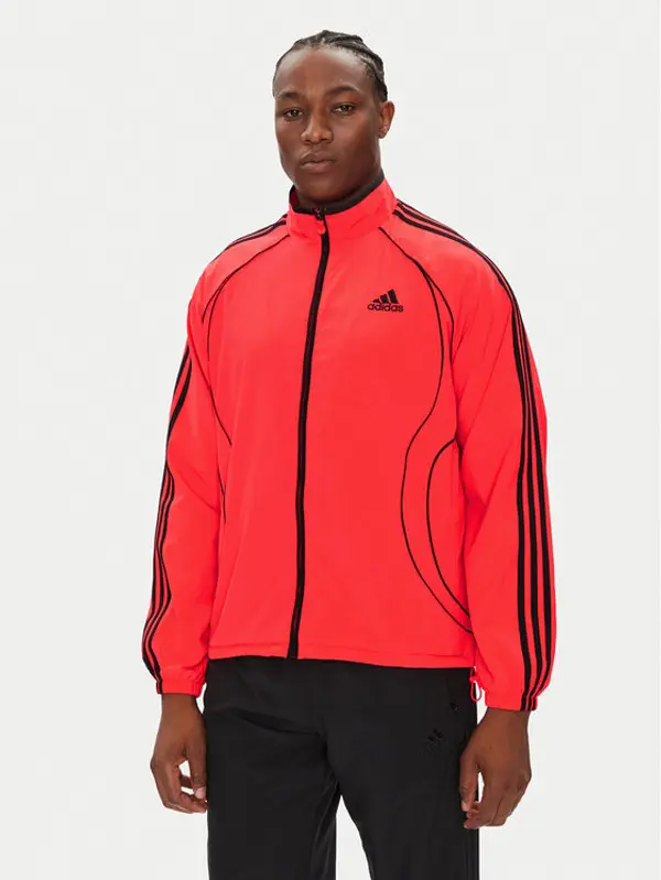 Adidas adidas Majica dugih rukava Teamgeist adicolor JW5867 Crvena Loose Fit