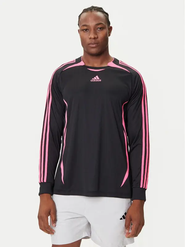 Adidas adidas Majica dugih rukava Teamgeist adicolor JW5907 Crna Loose Fit