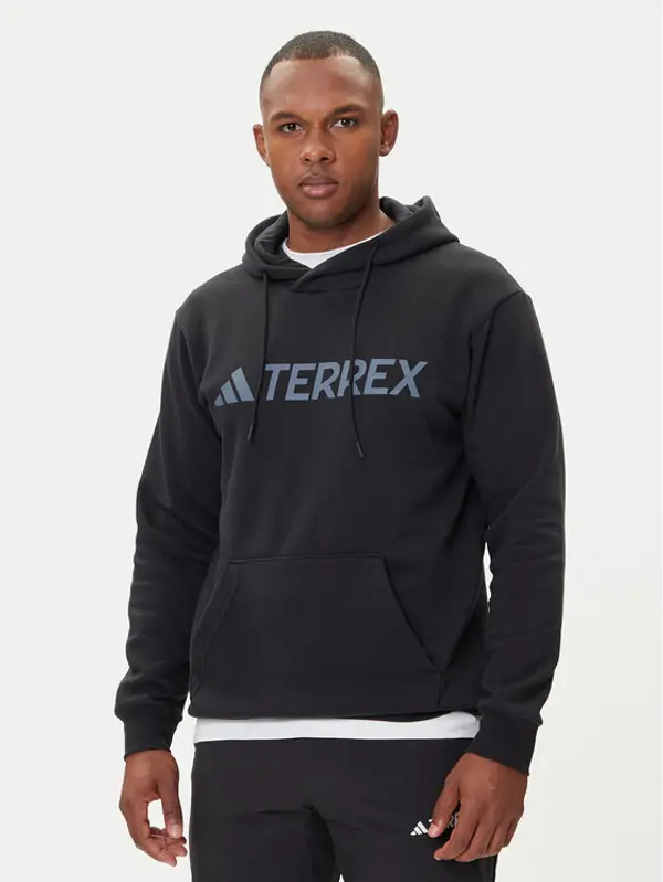Adidas adidas Majica dugih rukava Terrex Multi Large Logo IZ3305 Crna Regular Fit