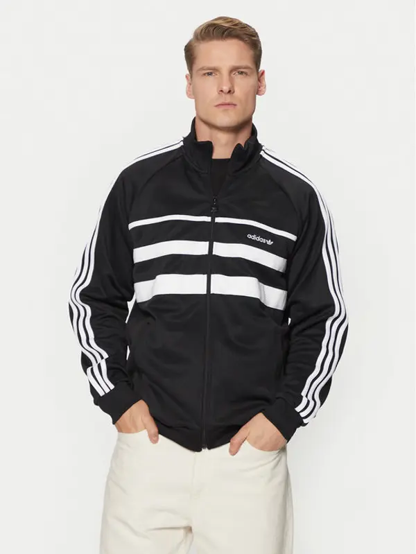 Adidas adidas Majica dugih rukava The First Track JP1046 Crna Regular Fit
