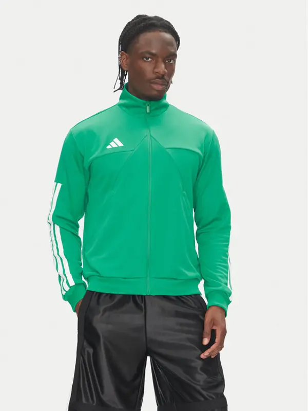 Adidas adidas Majica dugih rukava Tiro Wordmark JC7938 Zelena Regular Fit