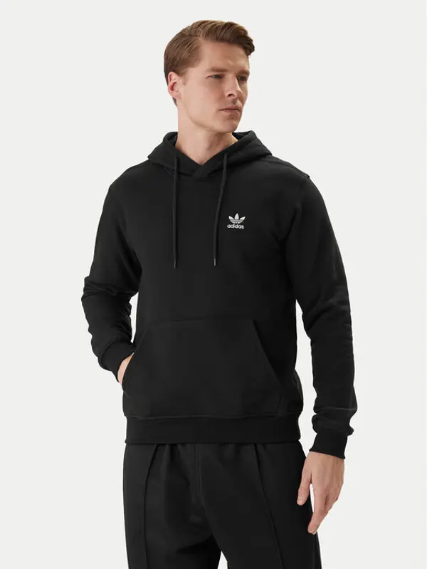 Adidas adidas Majica dugih rukava Trefoil Essentials IY4930 Crna Regular Fit