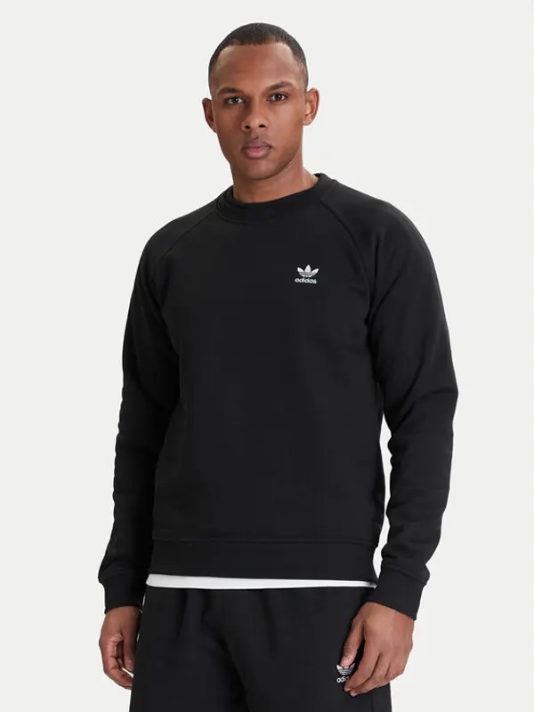Adidas adidas Majica dugih rukava Trefoil Essentials IY4932 Crna Regular Fit