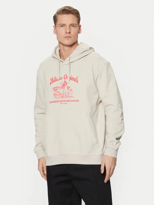 Adidas adidas Majica dugih rukava Wabash JD0670 Bež Loose Fit