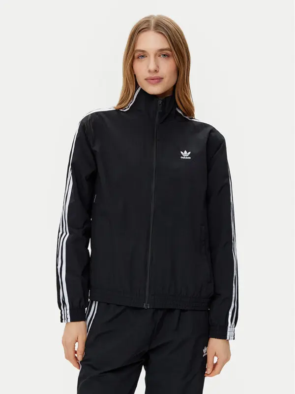 Adidas adidas Majica dugih rukava Woven JD5331 Crna Regular Fit