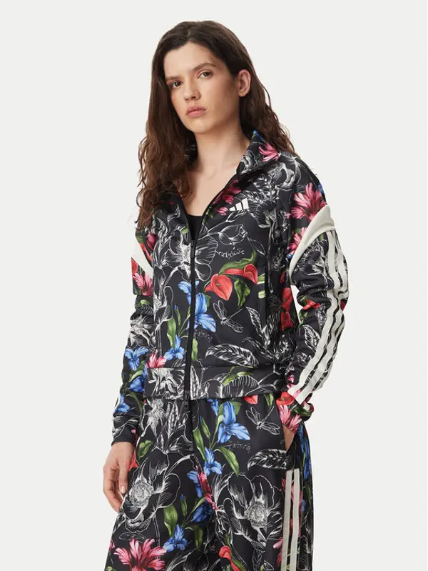 Adidas adidas Majica dugih rukava X Frarm Rio House Of Trio Track Top KX0042 Crna Regular Fit