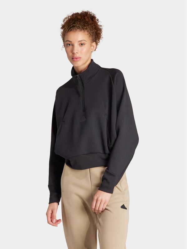 adidas adidas Majica dugih rukava Z.N.E. IP1538 Crna Loose Fit