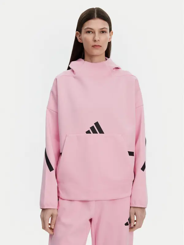 Adidas adidas Majica dugih rukava Z.N.E. JD5992 Ružičasta Loose Fit