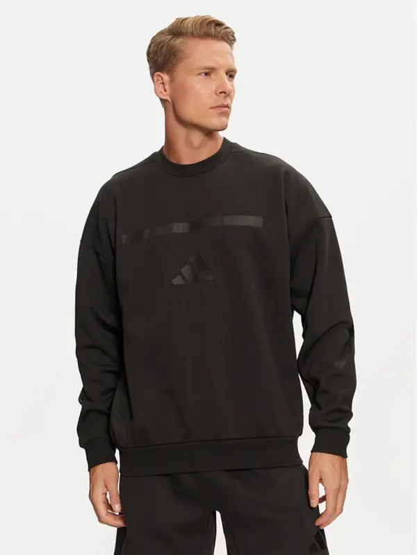 Adidas adidas Majica dugih rukava Z.N.E. JE7536 Crna Loose Fit