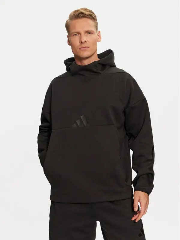 Adidas adidas Majica dugih rukava Z.N.E. JE7537 Crna Loose Fit