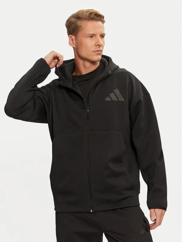 Adidas adidas Majica dugih rukava Z.N.E. JE7538 Crna Regular Fit