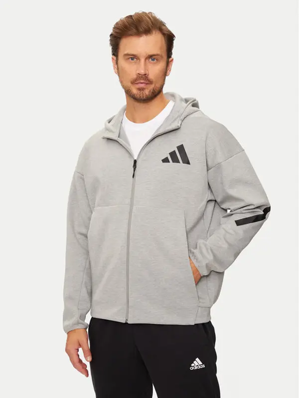 Adidas adidas Majica dugih rukava Z.N.E. JF2450 Siva Regular Fit