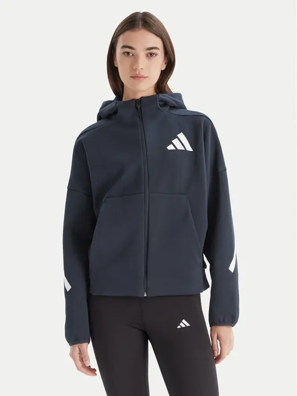 Adidas adidas Majica dugih rukava Z.N.E. JW5320 Tamnoplava Loose Fit