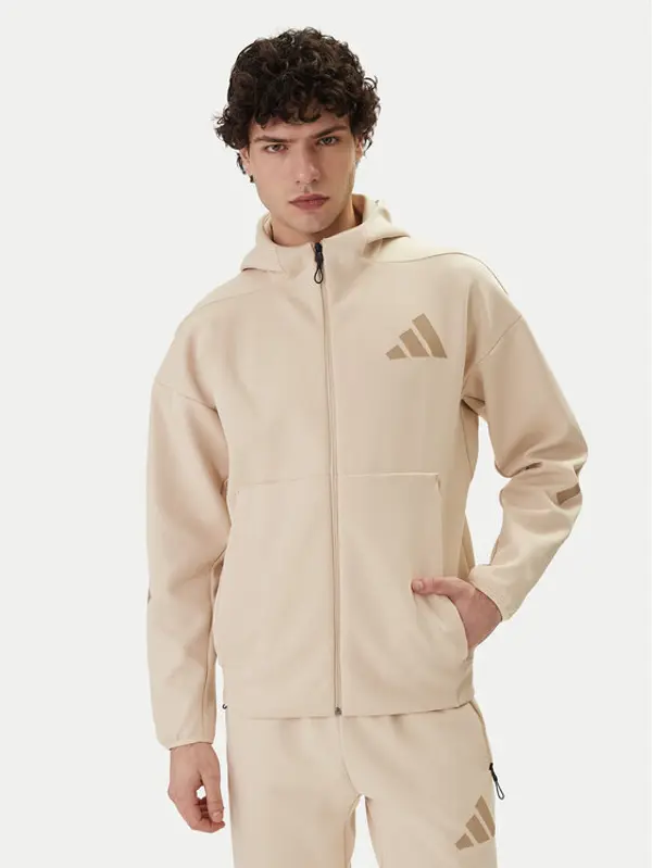 Adidas adidas Majica dugih rukava Z.N.E. KE4680 Bež Regular Fit