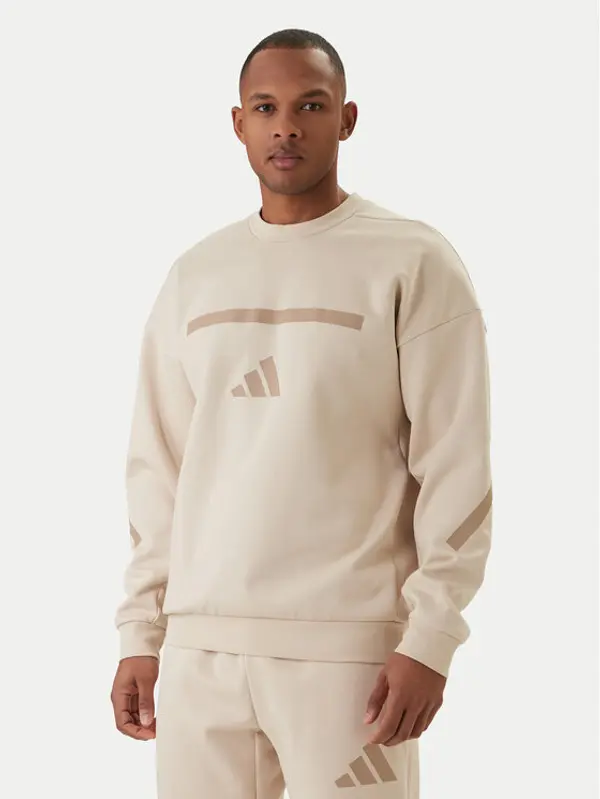 Adidas adidas Majica dugih rukava Z.N.E. KE4705 Bež Loose Fit