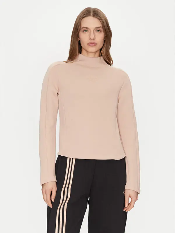 Adidas adidas Majica Structured Interlock JJ0938 Bež Slim Fit