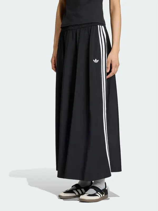 Adidas adidas Midi suknja FIREBIRD Crna Loose Fit
