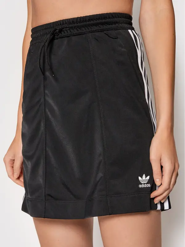 Adidas adidas Mini suknja adicolor Classics Tricot H37774 Crna Regular Fit