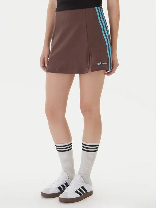 Adidas adidas Mini suknja JX5305 Smeđa Regular Fit