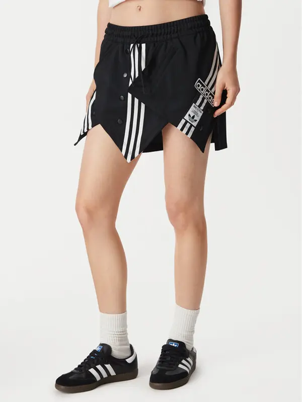 Adidas adidas Mini suknja Reconstructed Adibreak KS4165 Crna Regular Fit