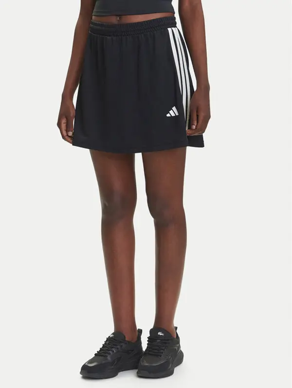 Adidas adidas Mini suknja Stadium 3-Stripes Tennis Inspired Jacquard JL7171 Crna Regular Fit