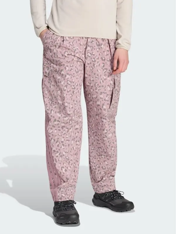 Adidas adidas Outdoor hlače Terrex Xploric Clima365 KH2588 Svijetlo roza Loose Fit