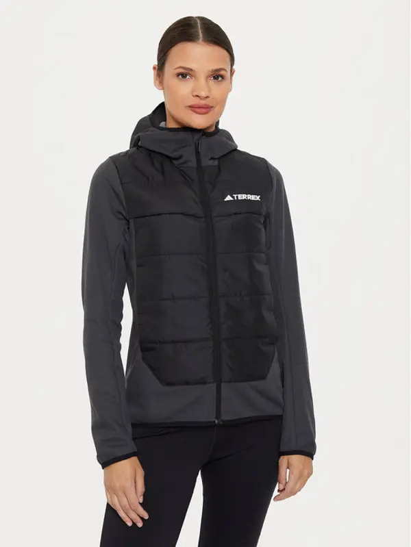 Adidas adidas Outdoor jakna Terrex Multi Hybrid IR7882 Crna Regular Fit