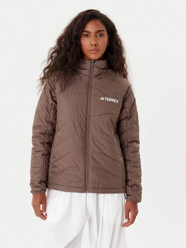 Adidas adidas Outdoor jakna Terrex Multi JN0812 Smeđa Regular Fit