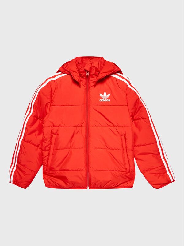 adidas adidas Pernata jakna adicolor HK0387 Crvena Regular Fit