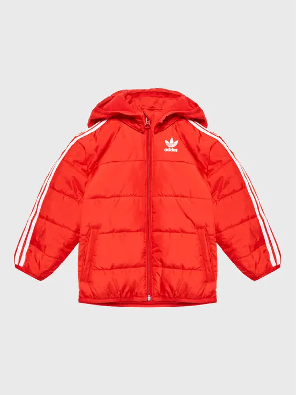 Adidas adidas Pernata jakna adicolor HK7452 Crvena Regular Fit