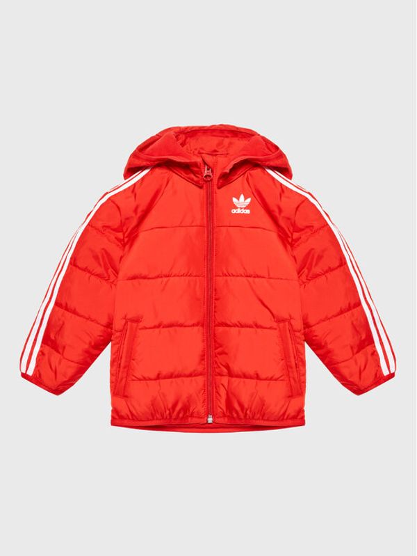 adidas adidas Pernata jakna adicolor HK7452 Crvena Regular Fit