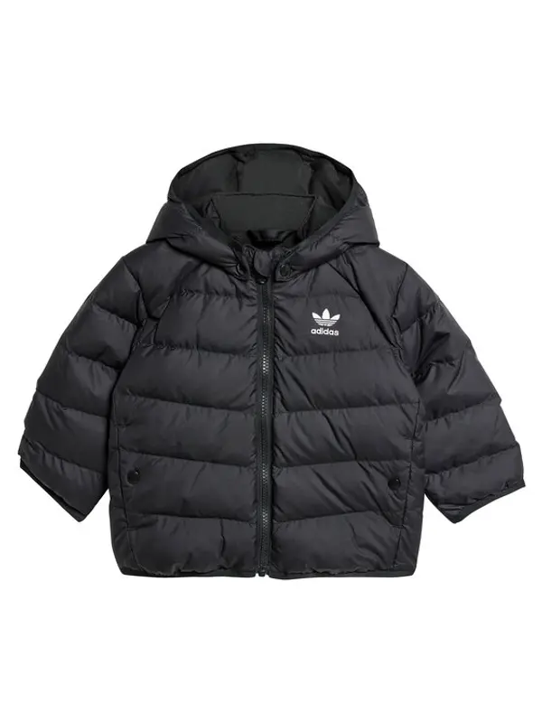 Adidas adidas Pernata jakna adicolor IX7493 Crna Regular Fit