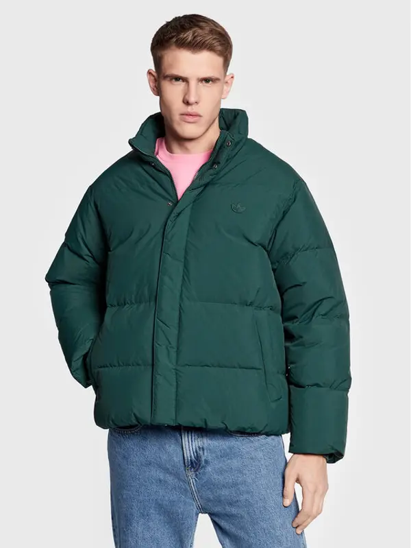 Adidas adidas Pernata jakna Down Puffer Jacket HL9199 Zelena Regular Fit