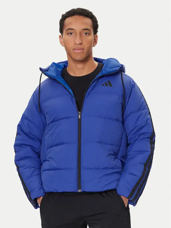Adidas adidas Pernata jakna Essentials Climawarm 3-Stripes JW9099 Plava Regular Fit