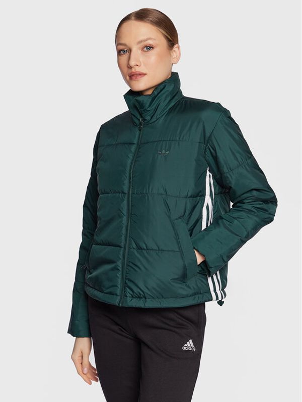 adidas adidas Pernata jakna HK5254 Zelena Loose Fit