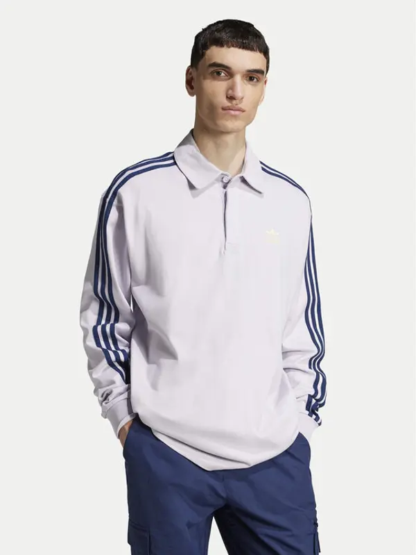 Adidas adidas Polo adicolor Rugby JC9916 Ljubičasta Regular Fit