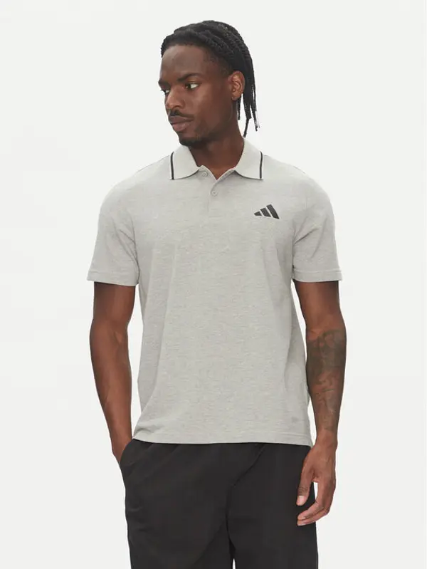 Adidas adidas Polo Essentials Small Logo JE9022 Siva Regular Fit