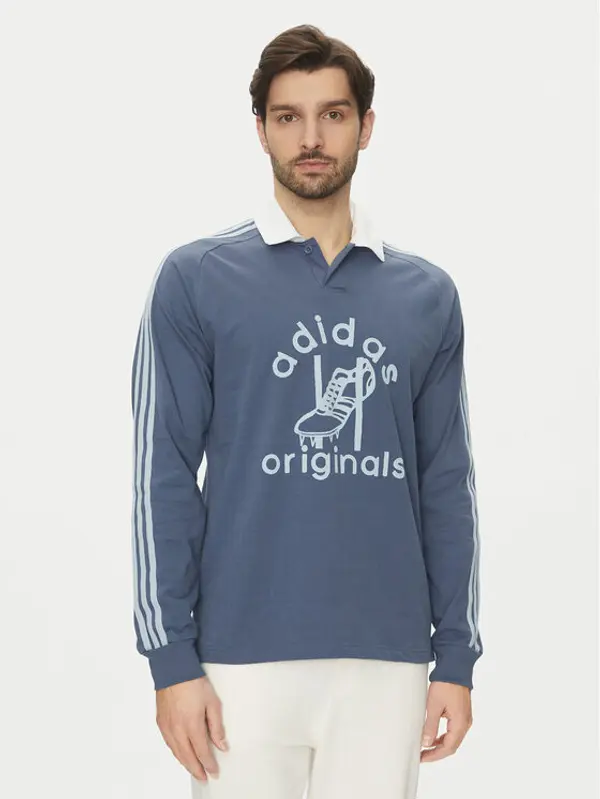 Adidas adidas Polo Rugby JD1090 Plava Regular Fit