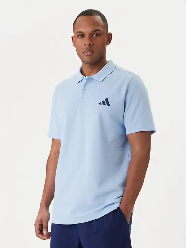 Adidas adidas Polo Small Logo Pique KS5530 Svijetloplava Regular Fit